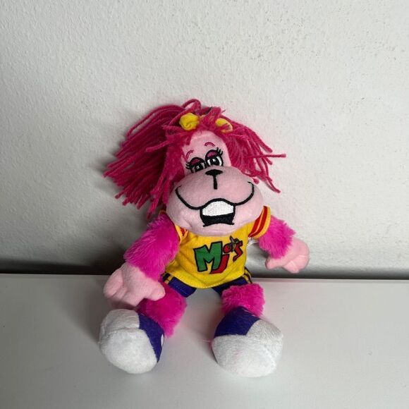 Monkey Joe's Plush Pink Soft Toy Stuffed Animal 10" - Picture 2 of 7